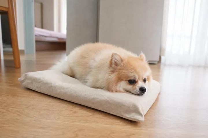 건강 — 강아지 노란 토 원인 — 공복토인지 먼저 확인하는 순서와 병원 신호 대표 이미지